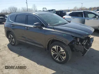2020 Hyundai Santa Fe Limited with VIN 5NMS5CAA1LH196098, listed as a Copart auction lot 49047615 with 51,821 mi miles and Salvage Title. Bid and sale history available at carsss.com. Image 4.