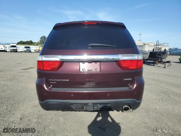 2012 Dodge Durango Crew with VIN 1C4RDJDGXCC337061, listed as a Copart auction lot 51858715 with 154,950 mi miles and Salvage Title. Bid and sale history available at carsss.com. Image 6.