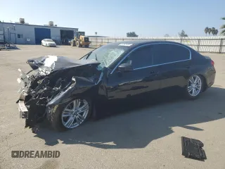 2013 Infiniti G37 x with VIN JN1CV6AR7DM357420, listed as a Copart auction lot 46552985 with Not Provided miles and Salvage Title. Bid and sale history available at DreamBid. Image 1.
