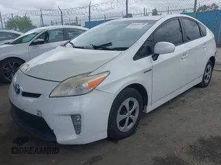 2013 Toyota Prius One with VIN JTDKN3DU1D5607042, listed as a IAAI auction lot 42050779 with 119,586 mi miles. Bid and sale history available at carsss.com. Image 18.