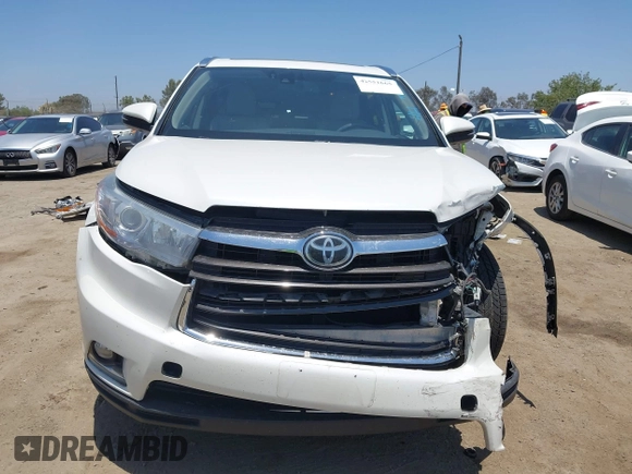 2016 Toyota Highlander Limited with VIN 5TDDKRFH8GS329274, listed as a IAAI auction lot 42551665 with 93,293 mi miles and . Bid and sale history available at DreamBid. Image 13.