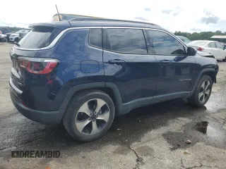 2018 Jeep Compass Latitude with VIN 3C4NJCBB3JT134038, listed as a Copart auction lot 57570015 with 72,610 mi miles and Salvage title. Bid and sale history available at DreamBid. Image 3.