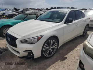 2024 Infiniti Q50 Sensory with VIN JN1EV7CPXRM600963, listed as a Copart auction lot 75619024 with Not provided miles and Non repairable. Bid and sale history available at DreamBid. Image 1.