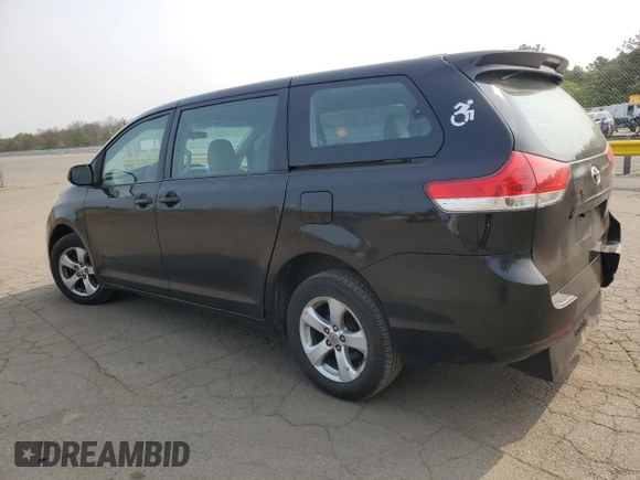 2014 Toyota Sienna L z VIN 5TDZK3DC4ES489028, wystawiony jako Copart lot #59354265 z przebiegiem 196 353 mil mil oraz Czysty tytuł • Clean title. Historia ofert i sprzedaży dostępna na DreamBid. Obrazek 2.