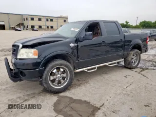 2008 Ford F-150 XLT z VIN 1FTPW14V68KE07040, wystawiony jako Copart lot #59803795 z przebiegiem Nie podano mil oraz Szkoda całkowita • Salvage title. Historia ofert i sprzedaży dostępna na DreamBid. Obrazek 1.