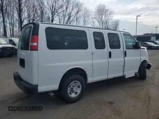 2016 Chevrolet Express Cargo with VIN 1GCWGAFFXG1170085, listed as a Copart auction lot 44425025 with 34,880 mi miles and Salvage title. Bid and sale history available at DreamBid. Image 3.