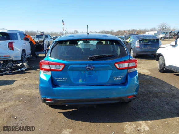 2017 Subaru Impreza with VIN 4S3GTAA66H3709704, listed as a IAAI auction lot 41879065 with 83,814 mi miles. Bid and sale history available at carsss.com. Image 16.