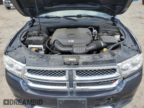 2013 Dodge Durango SXT with VIN 1C4RDJAG0DC693413, listed as a Copart auction lot 51777405 with 160,231 mi miles and Salvage Title. Bid and sale history available at carsss.com. Image 12.