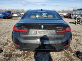 2023 BMW 3 Series 330e xDrive with VIN 3MW39FS03P8D03712, listed as a Copart auction lot 87103424 with Not Provided miles and Salvage Title. Bid and sale history available at carsss.com. Image 6.