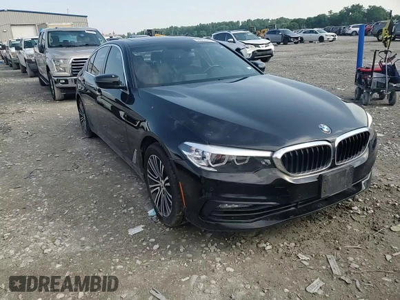 2018 BMW 5 Series 530i xDrive with VIN WBAJA7C55JWA74479, listed as a Copart auction lot 59689085 with 114,329 mi miles and Salvage title. Bid and sale history available at DreamBid. Image 13.