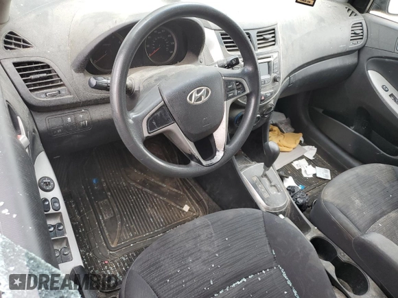2016 Hyundai Accent SE with VIN KMHCT5AE8GU241668, listed as a Copart auction lot 57667274 with 0 mi miles and Salvage Title. Bid and sale history available at carsss.com. Image 8.
