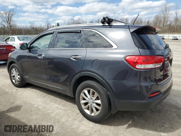 2018 Kia Sorento LX V6 with VIN 5XYPGDA53JG391720, listed as a Copart auction lot 51738865 with 58,610 mi miles and Salvage Title. Bid and sale history available at carsss.com. Image 2.