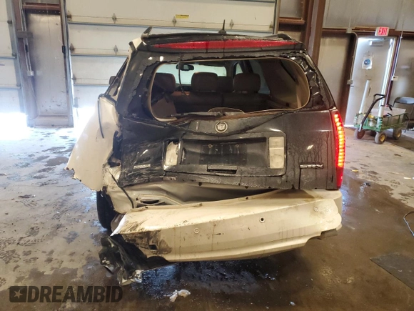 2005 Cadillac SRX with VIN 1GYEE63AX50128486, listed as a Copart auction lot 42796555 with 166,128 mi miles and Non Repairable. Bid and sale history available at carsss.com. Image 6.