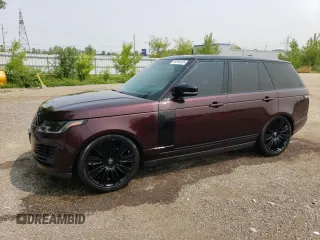 2020 Land Rover Range Rover P525 HSE z VIN SALGS2SE1LA594442, wystawiony jako Copart lot #55792435 z przebiegiem 24 799 mil mil oraz Czysty tytuł • Clean title. Historia ofert i sprzedaży dostępna na DreamBid. Obrazek 1.