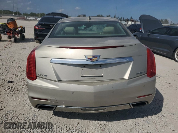 2015 Cadillac CTS Luxury RWD with VIN 1G6AR5SXXF0125522, listed as a Copart auction lot 49418515 with 75,331 mi miles and Salvage Title. Bid and sale history available at DreamBid. Image 6.