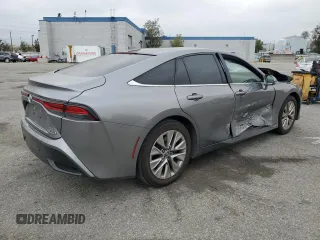 2021 Toyota Mirai XLE с VIN JTDAAAAA3MA001240, выставлен на аукционе Copart как лот 54158425 с пробегом 58 263 миль миль и Списание • Salvage title. История ставок и продаж доступна на DreamBid. Изображение 3.