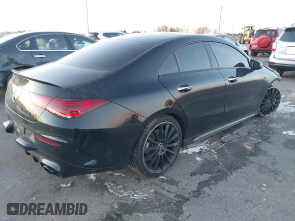 2022 Mercedes-Benz CLA 35 AMG with VIN W1K5J5BB3NN319262, listed as a IAAI auction lot 40986854 with 53,360 mi miles and . Bid and sale history available at DreamBid. Image 4.