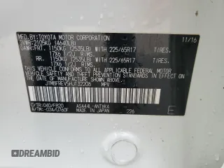 2017 Toyota RAV4 LE with VIN JTMBFREV5HJ132208, listed as a Copart auction lot 48373905 with 53,079 mi miles and Clean Title. Bid and sale history available at carsss.com. Image 13.