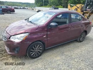 2019 Mitsubishi Mirage ES with VIN ML32F3FJ0KHF18130, listed as a Copart auction lot 53940815 with 121,582 mi miles and Salvage title. Bid and sale history available at DreamBid. Image 1.
