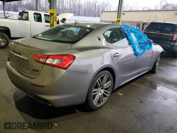 2018 Maserati Ghibli S Q4 GranLusso with VIN ZAM57YTL4J1280311, listed as a Copart auction lot 83318394 with 68,429 mi miles and Salvage Title. Bid and sale history available at carsss.com. Image 3.