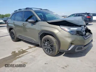 2025 Subaru Forester Limited z VIN JF2SLDRC9SH426179, wystawiony jako Copart lot #56785935 z przebiegiem 7 331 mil mil oraz Szkoda całkowita • Salvage title. Historia ofert i sprzedaży dostępna na DreamBid. Obrazek 4.