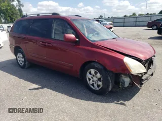 2007 Kia Sedona EX with VIN KNDMB233976117306, listed as a Copart auction lot 71989024 with 234,352 mi miles and Salvage Title. Bid and sale history available at carsss.com. Image 4.
