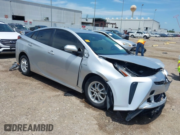 2022 Toyota Prius L Eco with VIN JTDKAMFU4N3170522, listed as a IAAI auction lot 42351817 with 90,561 mi miles and . Bid and sale history available at DreamBid. Image 1.