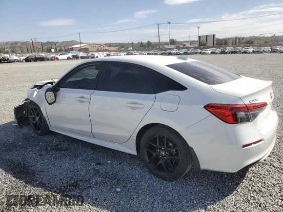 2022 Honda Civic Sport with VIN 2HGFE2F55NH565648, listed as a Copart auction lot 46843445 with 69,730 mi miles and Salvage Title. Bid and sale history available at carsss.com. Image 2.