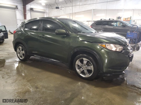 2016 Honda HR-V LX with VIN 3CZRU6H32GM763748, listed as a Copart auction lot 48813795 with 61,199 mi miles and Salvage Title. Bid and sale history available at carsss.com. Image 4.