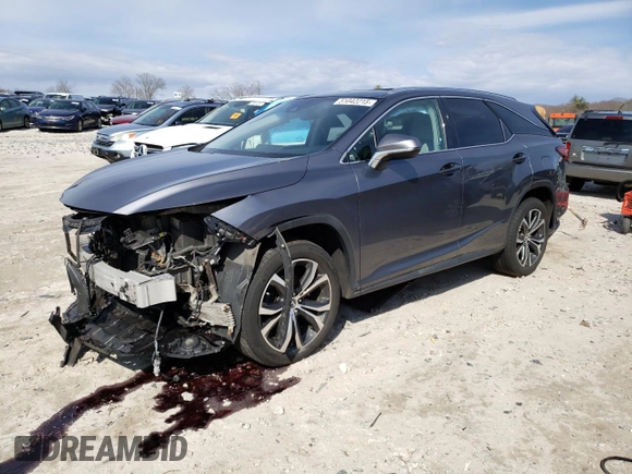 2018 Lexus RX 350L Premium with VIN JTJDZKCA8J2009751, listed as a Copart auction lot 51042215 with 104,454 mi miles and Salvage Title. Bid and sale history available at DreamBid. Image 1.