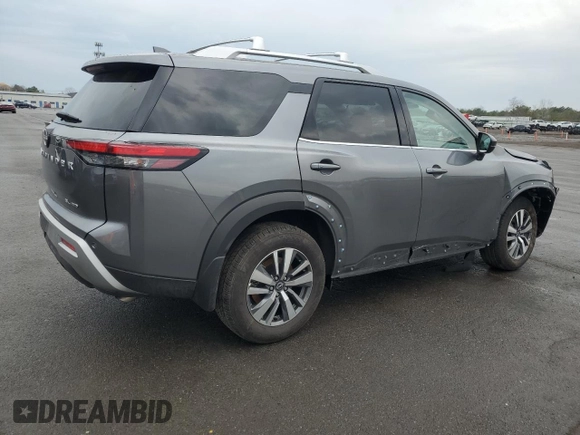 2024 Nissan Pathfinder SL with VIN 5N1DR3CC4SC202173, listed as a Copart auction lot 53328605 with 6,268 mi miles and Salvage title. Bid and sale history available at DreamBid. Image 3.
