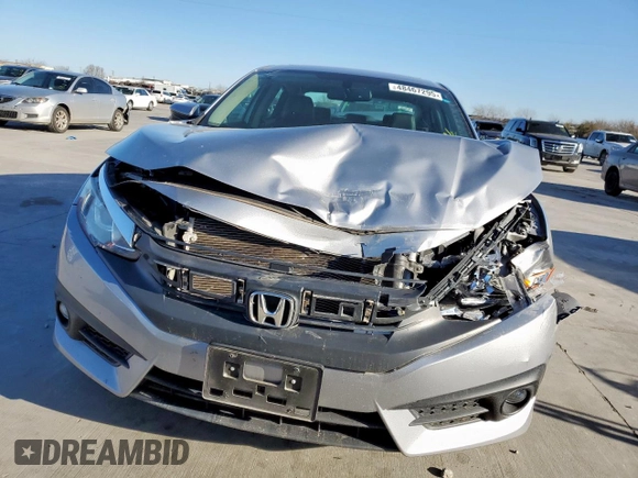 2017 Honda Civic Sedan EX-L with VIN 19XFC1F70HE022594, listed as a Copart auction lot 48467295 with 99,160 mi miles and Salvage Title. Bid and sale history available at carsss.com. Image 5.