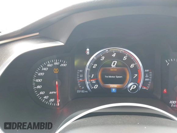 2018 Chevrolet Corvette 1LT with VIN 1G1YB2D75J5101256, listed as a IAAI auction lot 41912771 with 23,160 mi miles. Bid and sale history available at carsss.com. Image 7.