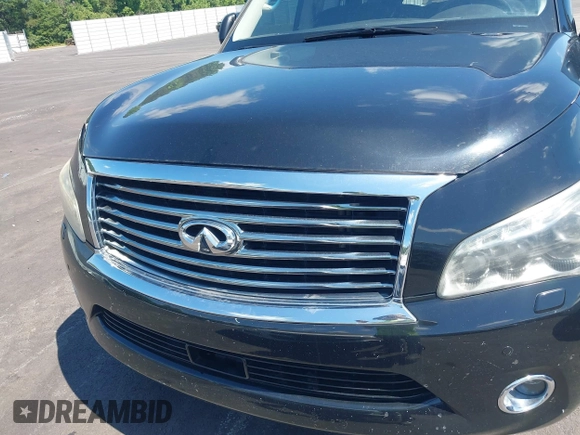 2012 Infiniti QX56 8-passenger with VIN JN8AZ2NC9C9315442, listed as a IAAI auction lot 42330752 with 167,026 mi miles and . Bid and sale history available at DreamBid. Image 6.