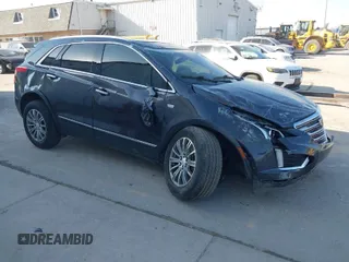 2017 Cadillac XT5 Luxury FWD with VIN 1GYKNBRS0HZ105603, listed as a IAAI auction lot 41786673 with 75,482 mi miles. Bid and sale history available at carsss.com. Image 1.