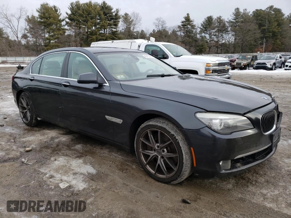 2011 BMW 7 Series 750Li xDrive with VIN WBAKC8C57BC434453, listed as a Copart auction lot 46473665 with 129,354 mi miles and Clean Title. Bid and sale history available at carsss.com. Image 4.