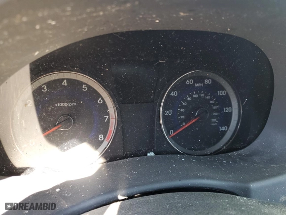 2014 Hyundai Accent GLS with VIN KMHCT4AE6EU708822, listed as a Copart auction lot 43618105 with 0 mi miles and Non Repairable. Bid and sale history available at carsss.com. Image 9.