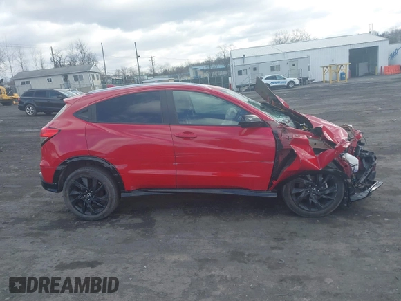 2022 Honda HR-V Sport with VIN 3CZRU6H18NM721614, listed as a IAAI auction lot 41744285 with 1 mi miles. Bid and sale history available at carsss.com. Image 13.
