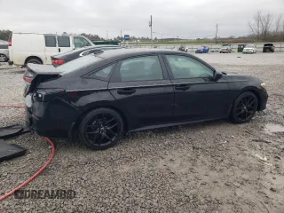 2025 Honda Civic Sport with VIN 2HGFE2F53SH520591, listed as a Copart auction lot 86313234 with 3,150 mi miles and Salvage title. Bid and sale history available at DreamBid. Image 3.