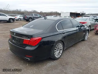 2010 BMW 7 Series 750Li with VIN WBAKB8C56ACY63956, listed as a IAAI auction lot 41276618 with 116213 miles. Bid and sale history available at carsss.com. Image 4.