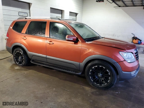 2009 Kia Borrego LX with VIN KNDJJ741395023902, listed as a Copart auction lot 83908374 with 232,282 mi miles and Salvage Title. Bid and sale history available at carsss.com. Image 4.