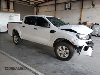 2022 Ford Ranger XL with VIN 1FTER4EHXNLD46693, listed as a Copart auction lot 58147745 with 55,681 mi miles and Salvage title. Bid and sale history available at DreamBid. Image 4.
