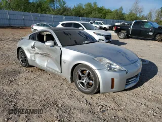 2008 Nissan 350Z Enthusiast with VIN JN1BZ34E98M750767, listed as a Copart auction lot 52338475 with 156,222 mi miles and Salvage Title. Bid and sale history available at carsss.com. Image 4.