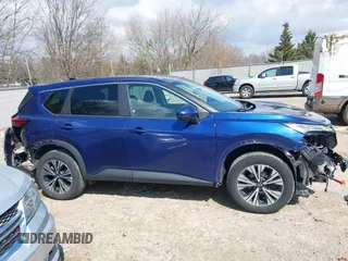 2022 Nissan Rogue SV with VIN 5N1BT3BB7NC694560, listed as a IAAI auction lot 42000129 with 60,299 mi miles. Bid and sale history available at carsss.com. Image 13.