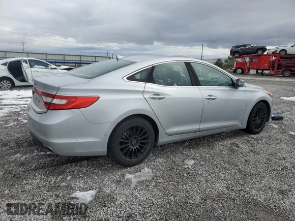 2017 Hyundai Azera with VIN KMHFG4JGXHA591402, listed as a Copart auction lot 50982765 with 42,426 mi miles and Salvage title. Bid and sale history available at DreamBid. Image 3.