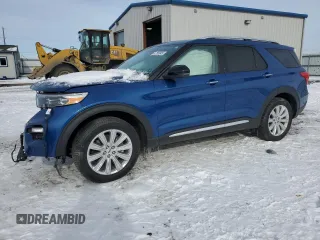 2021 Ford Explorer Limited with VIN 1FM5K8FW2MNA11693, listed as a Copart auction lot 44755345 with 31,500 mi miles and Salvage Title. Bid and sale history available at carsss.com. Image 1.