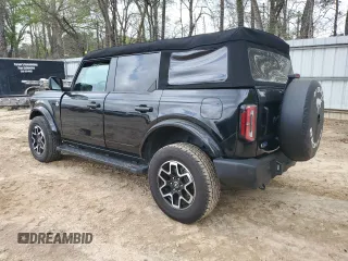 2023 Ford Bronco z VIN 1FMDE5BH0PLB30495, wystawiony jako Copart lot #51380065 z przebiegiem 18 156 mil mil oraz Szkoda całkowita • Salvage title. Historia ofert i sprzedaży dostępna na DreamBid. Obrazek 2.