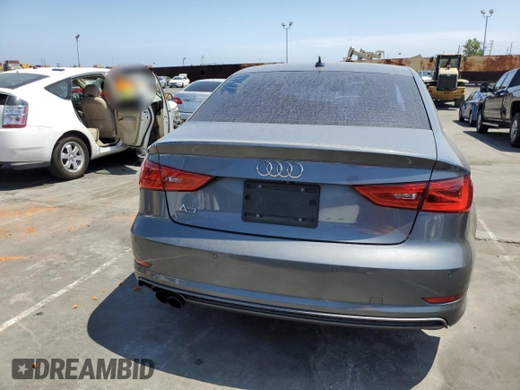 2016 Audi A3 z VIN WAUG7GFF3G1058197, wystawiony jako Copart lot #57542724 z przebiegiem 86 684 mil mil oraz Szkoda całkowita • Salvage title. Historia ofert i sprzedaży dostępna na DreamBid. Obrazek 6.