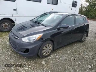 2015 Hyundai Accent GS with VIN KMHCT5AE5FU222056, listed as a Copart auction lot 48367285 with 201,922 mi miles and Salvage Title. Bid and sale history available at carsss.com. Image 1.