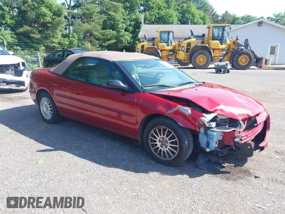 2006 Chrysler Sebring Touring with VIN 1C3EL55R36N116133, listed as a IAAI auction lot 42535194 with 95,969 mi miles and . Bid and sale history available at DreamBid. Image 1.